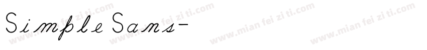 Simple Sans字体转换